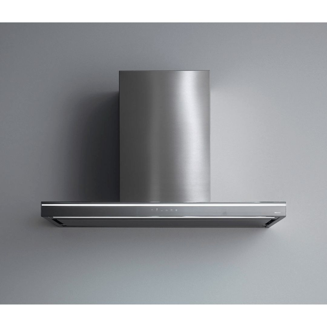Falmec Lumina NRS 36 Inch 500 CFM Stainless Steel Wall Mount Range Hood - Powerful Kitchen Ventilation for Cooking, Grilling & Baking (FNLUM36W5SS)