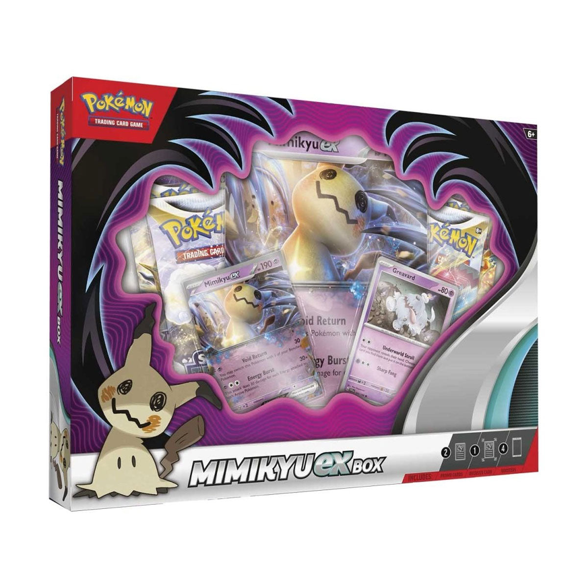 Pokémon Mimikyu ex Box - Collectible Trading Card Game Booster Pack for Battles & Trading - Perfect for Pokémon TCG Players & Fans