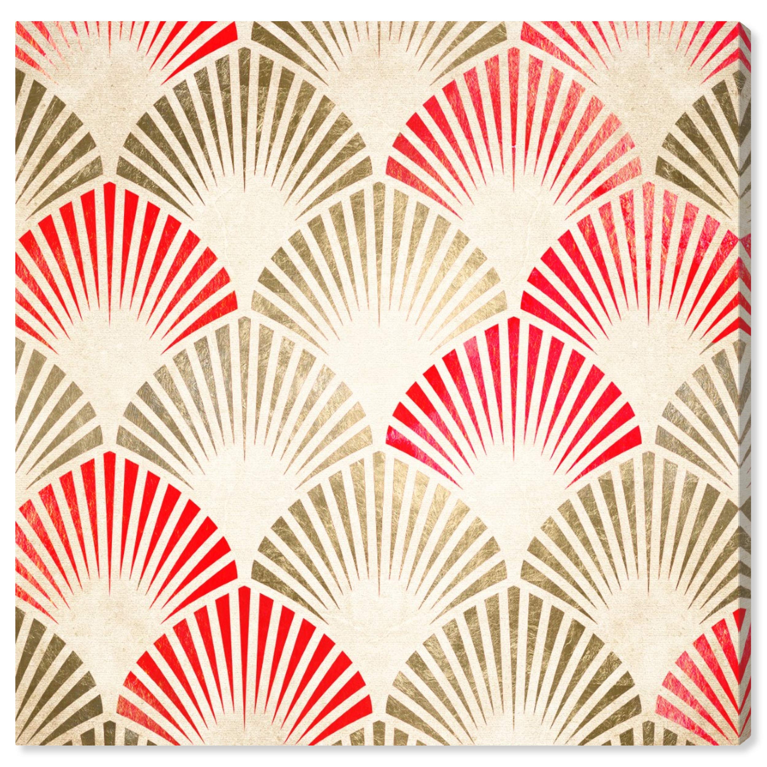 Oriental Deco Abstract Wall Art Canvas Prints - 12
