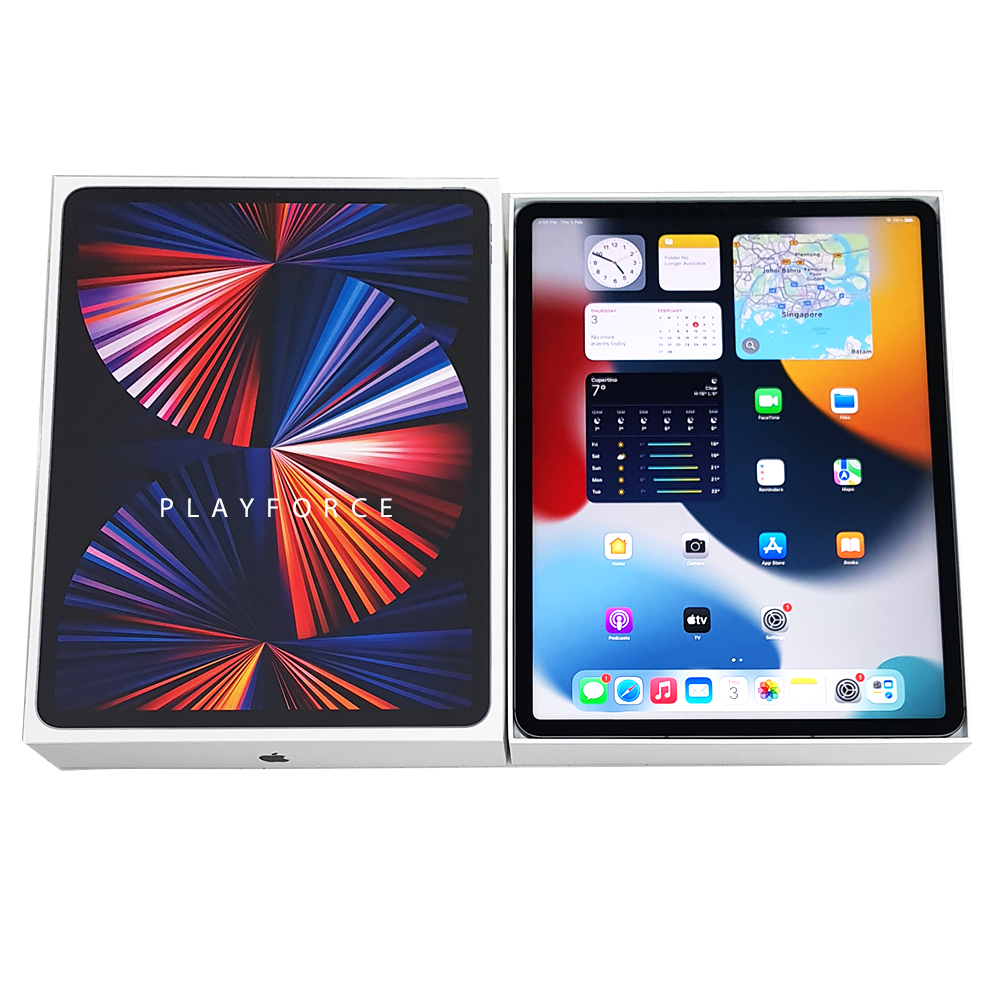 2021 Apple iPad Pro 12.9-inch (128GB, Wi-Fi + Cellular, Space Gray) - Latest Model with M1 Chip, Liquid Retina XDR Display | Perfect for Graphic Design, Video Editing & Business Professionals