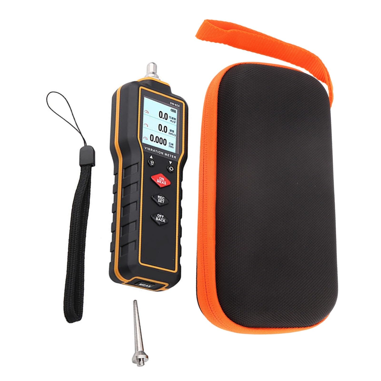 SW-65A Handheld Digital Vibration Analyzer Tester - Portable Vibration Meter for Equipment Monitoring & Predictive Maintenance - Ideal for Industrial Machinery, HVAC Systems & Automotive Diagnostics