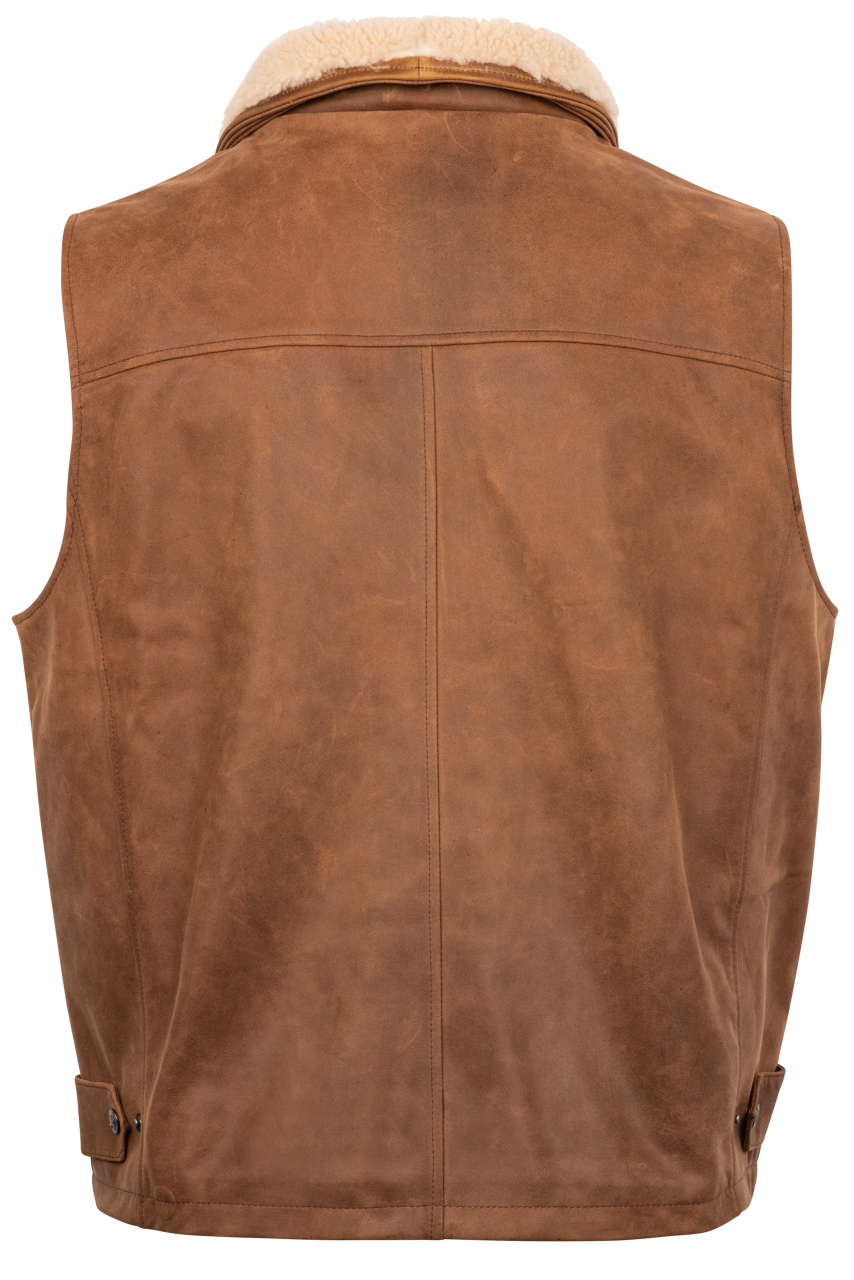 Lone Pine Bourbon Dover Trekker Vest for Men - Lightweight Hiking & Outdoor Adventure Vest with Multiple Pockets - Perfect for Camping, Travel & Casual Wear