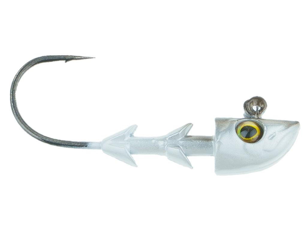 American Baitworks FT Swimbait 2/0 Jig Heads - Premium Fishing Lures for Bass, Walleye & Saltwater Game Fish | Ideal for Freshwater & Saltwater Fishing