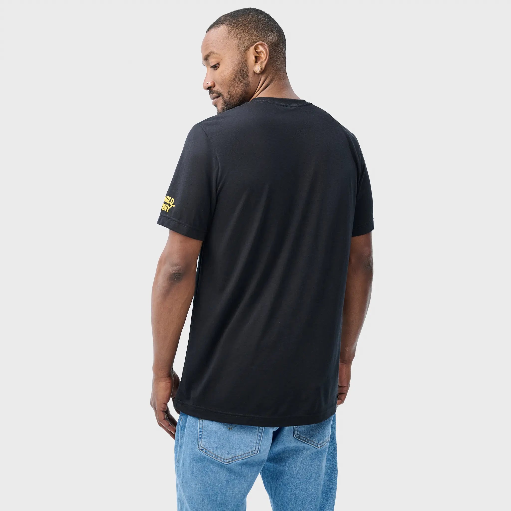 Black & Yellow Graphic T-Shirt for Men & Women | Trendy Cotton Tee for Casual Wear, Street Style & Everyday Outfits