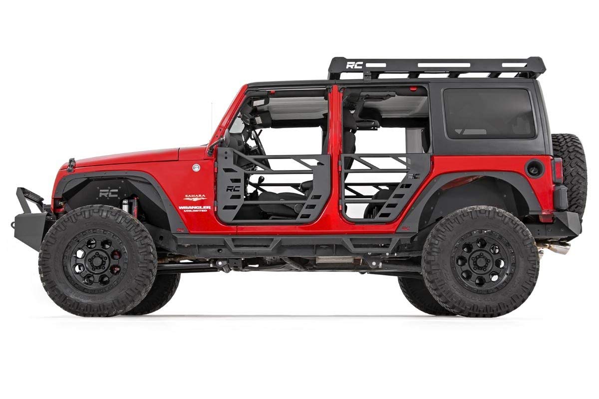 Rough Country Fender Flare Delete Kit for 2007-2018 Jeep Wrangler JK (10538) - Off-Road Accessory for Enhanced Wheel Clearance & Aggressive Look