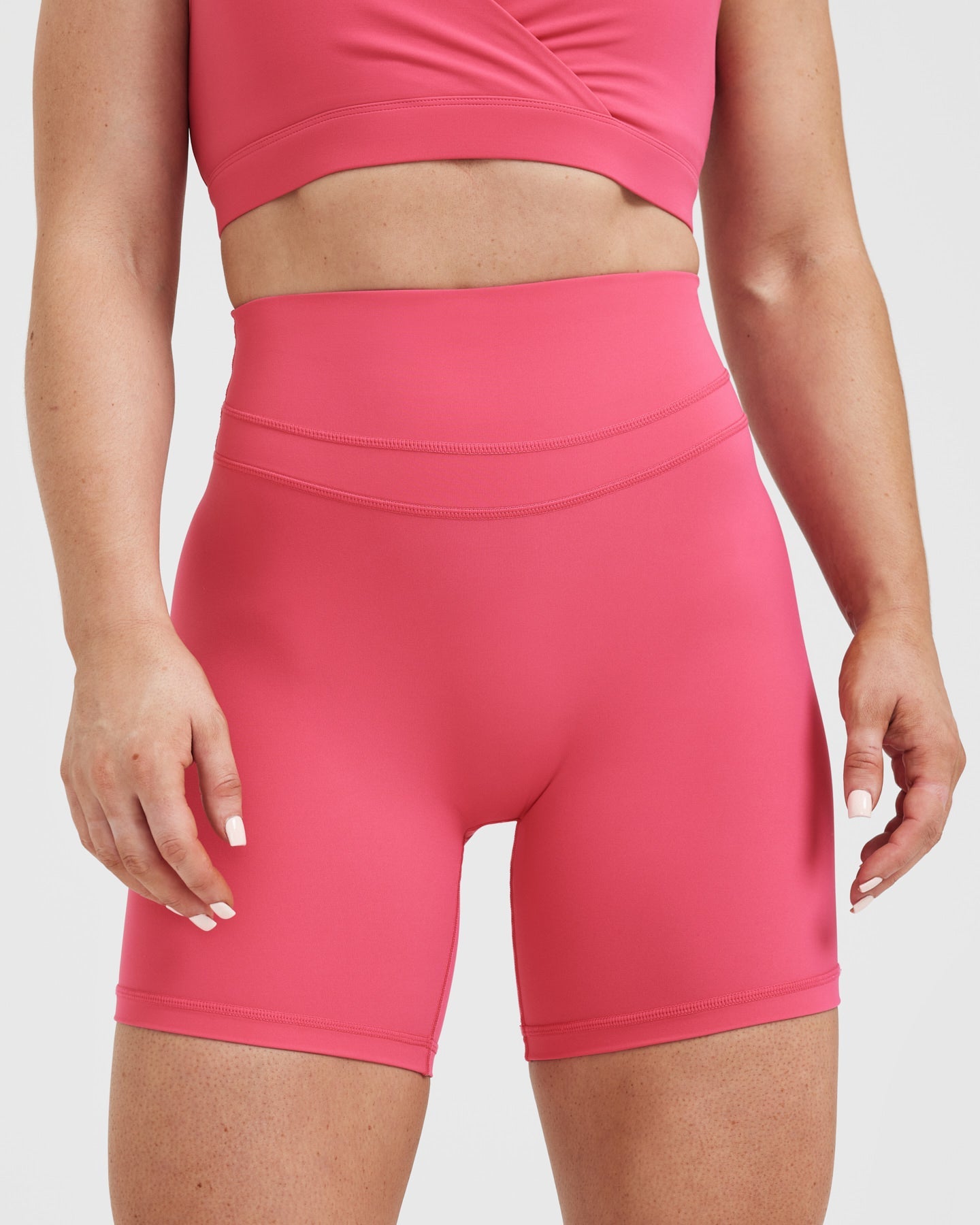 High Waisted Velvet Shorts for Women - Soft & Stretchy Pink Shorts | Perfect for Summer, Lounge, and Casual Outfits