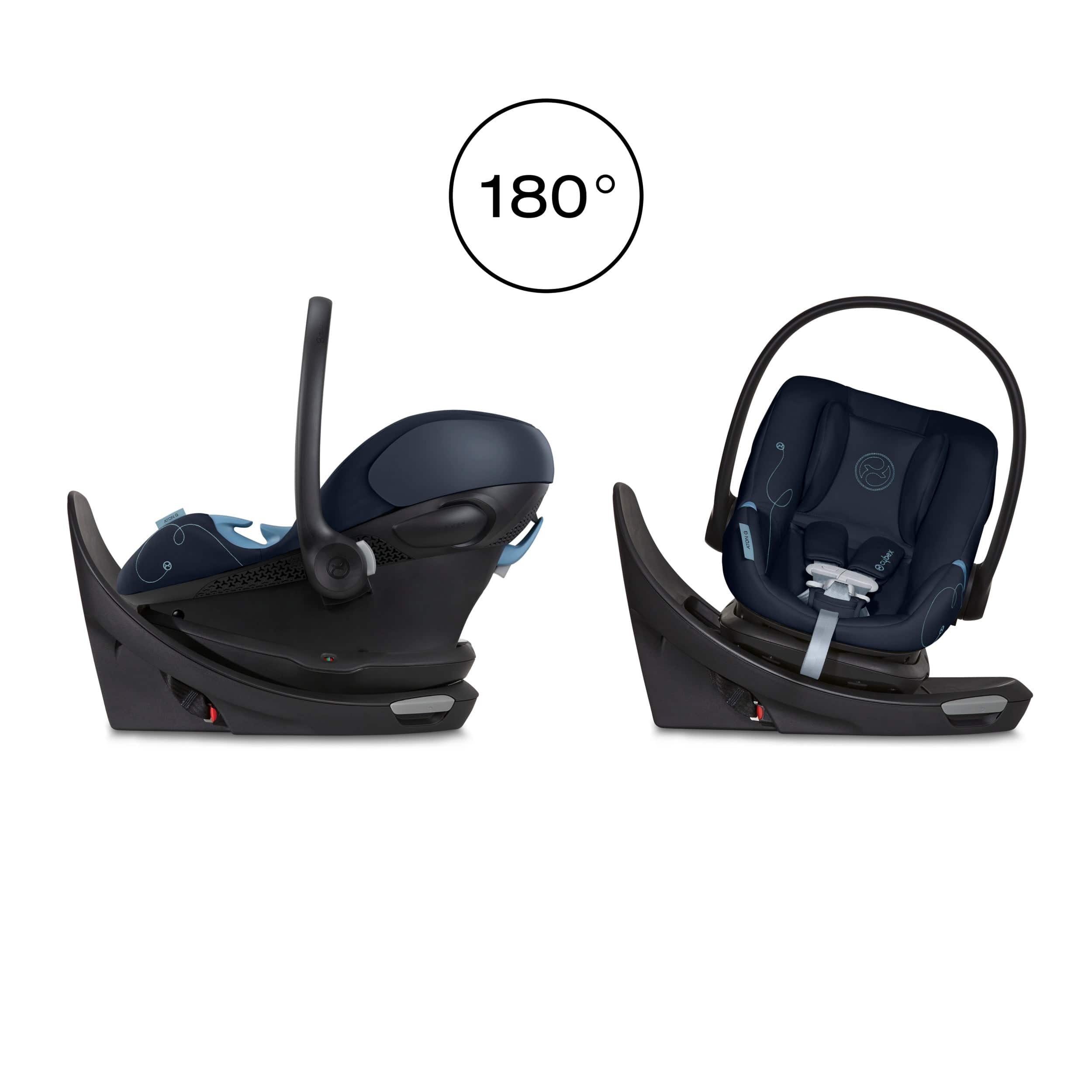 Cybex Aton G Swivel Infant Car Seat - 360° Rotating, Side Impact Protection, Lightweight & Compact for Easy Installation - Perfect for Newborns, Travel, and Everyday Use