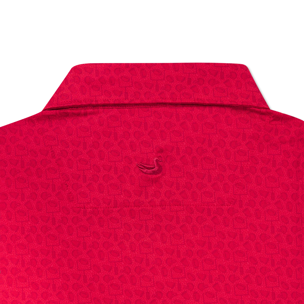 Southern Marsh Men's Performance Polo Shirt - Moisture Wicking, Breathable Golf & Casual Wear - Red Goal Line Design for Sports & Outdoor Activities