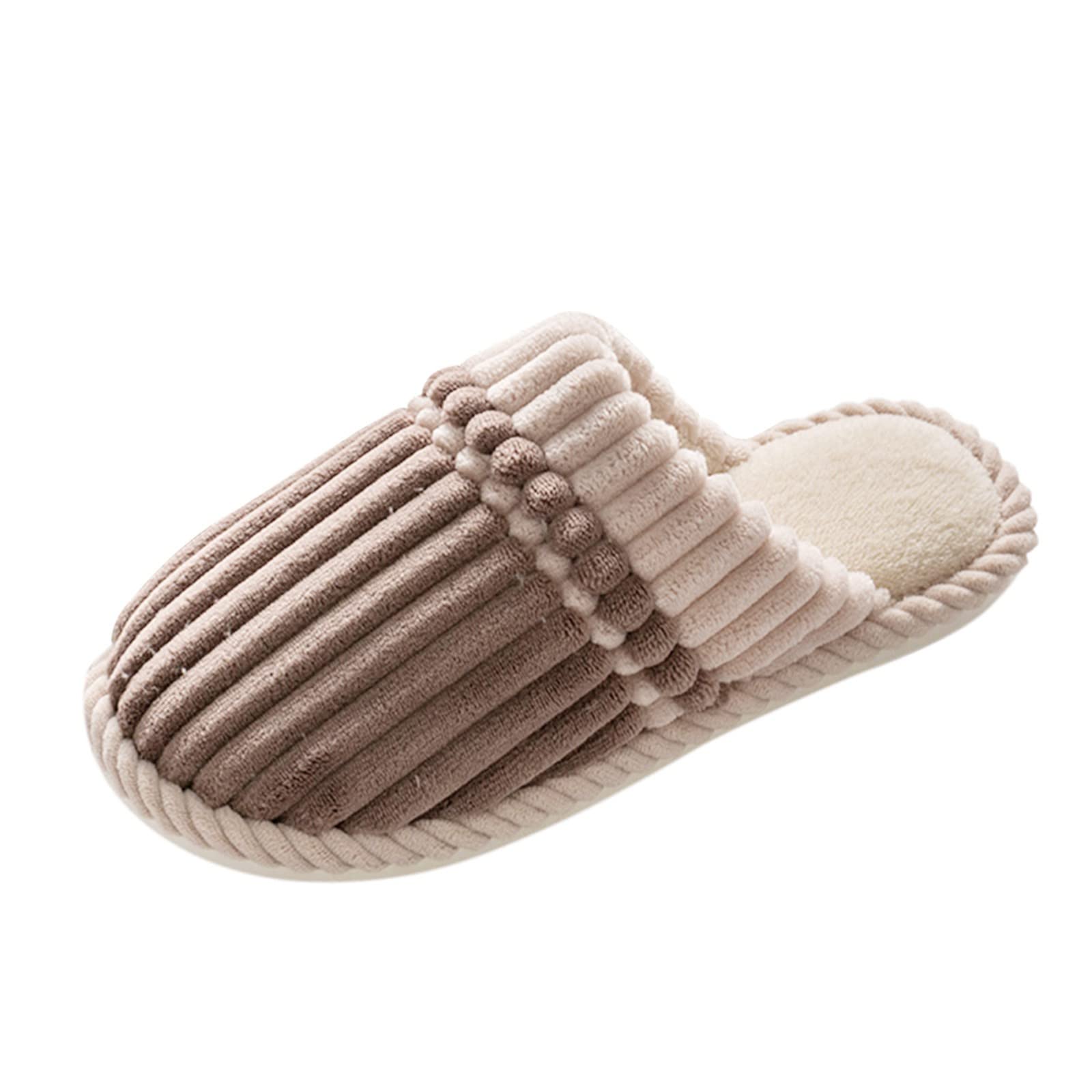 Men's Plush Soft Anti-Slip Indoor Slippers - Warm Winter House Shoes for Comfortable Home Wear - Perfect for Lounging, Relaxing & Cold Weather Coziness