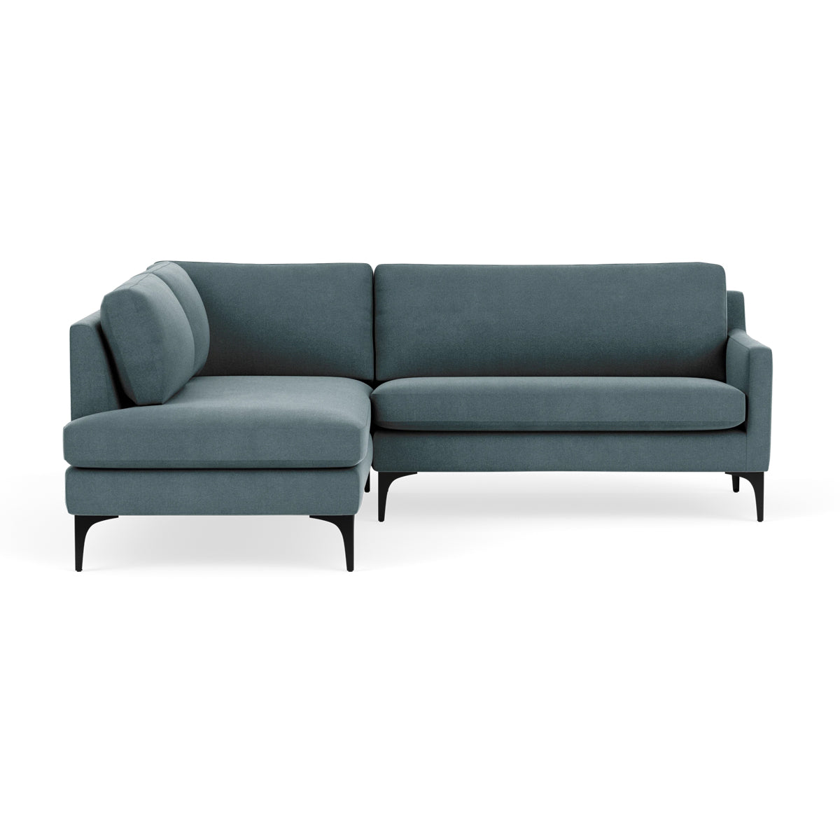 Astha Fabric Left Corner Sofa - Modern L-Shaped Sectional Couch for Living Room, Lounge & Small Spaces | Comfortable Home Furniture for Relaxing & Entertaining