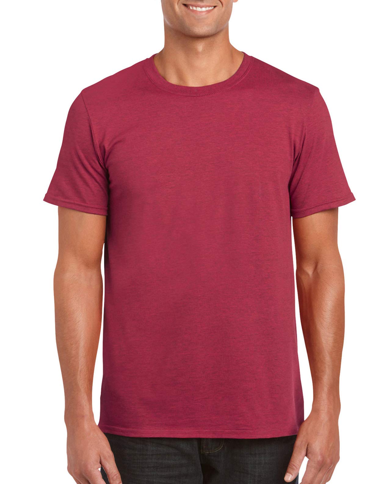 Gildan 64000 Softstyle T-Shirt - Antique Cherry Red, Medium - Comfortable Cotton Tee for Men & Women | Perfect for Casual Wear, Workouts & Everyday Outfits