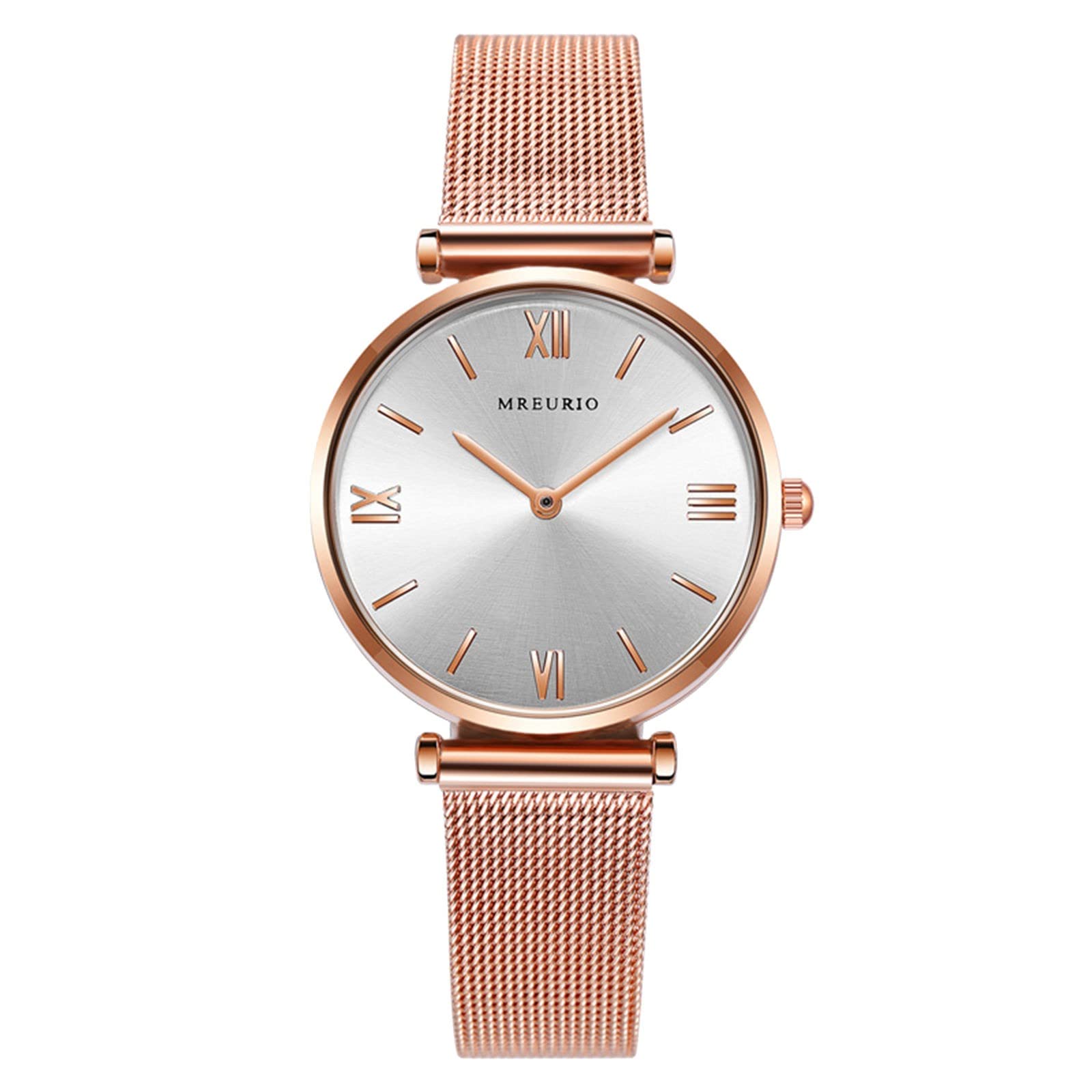 Trendy Women's Quartz Watch with Milanese Mesh Strap - 12mm Slim Design, Elegant & Durable for Everyday Wear - Perfect for Office, Casual Outfits & Special Occasions
