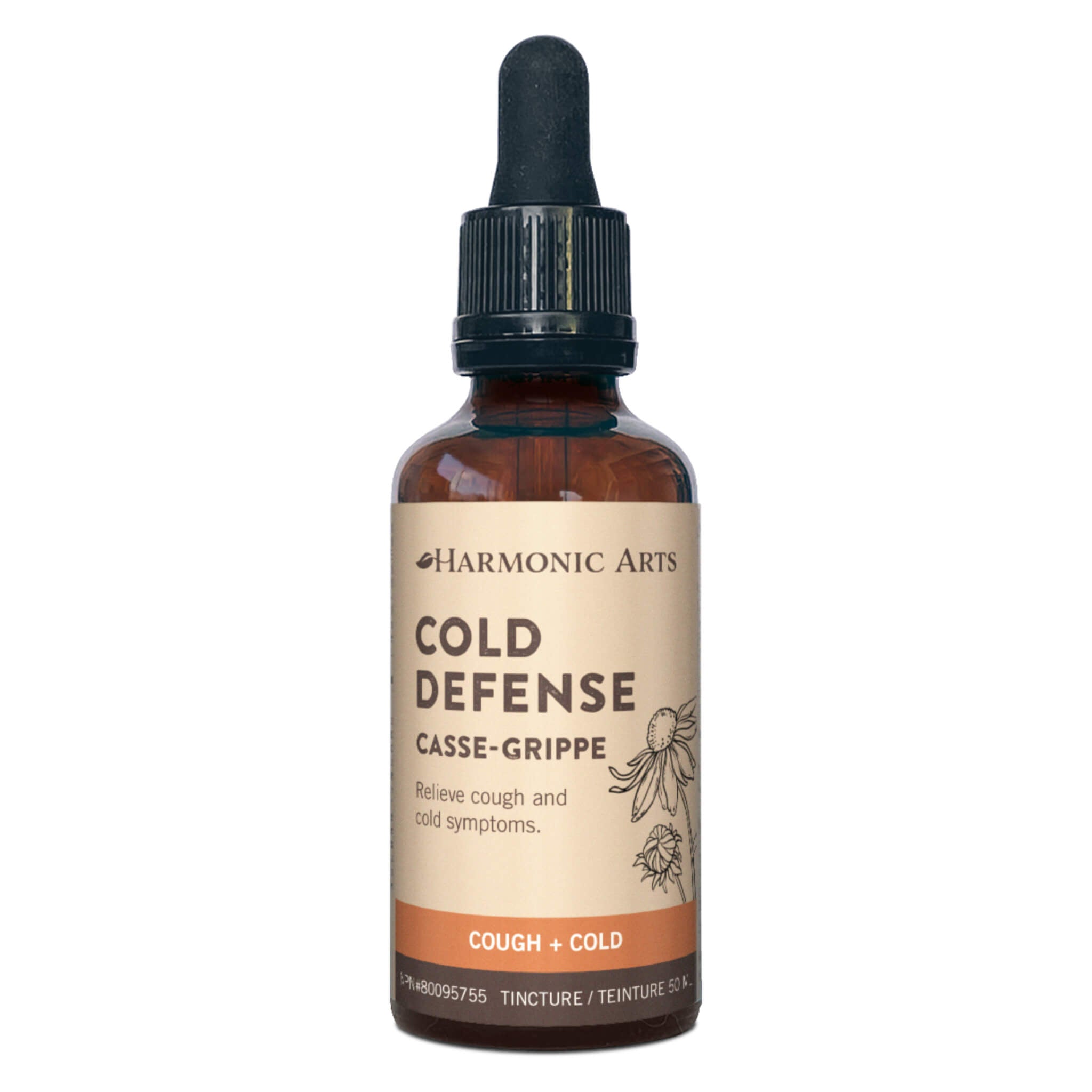 Cold Defense Tincture - Immune Support Supplement for Adults - Natural Herbal Remedy for Cold & Flu Season - Boost Immunity at Home, Work & Travel