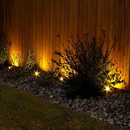 LED Well Lights for Landscape & Tree Lighting - Outdoor Waterproof Well Light Kit for Gardens, Pathways, and Yard Decor