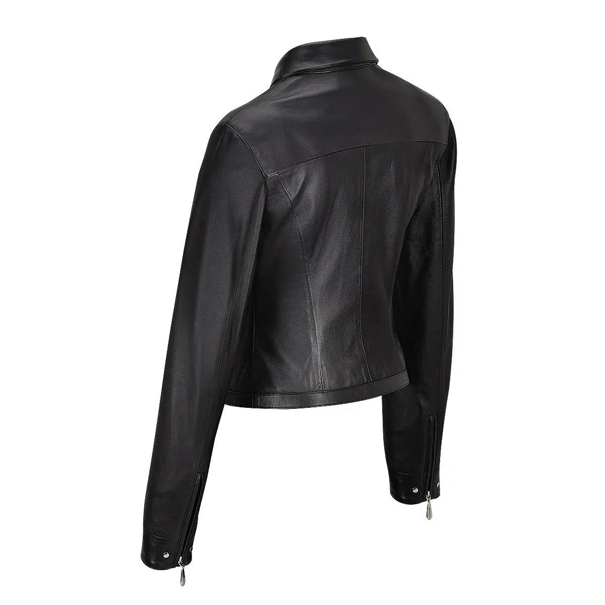 Cuadra Black Sheepskin Leather Jacket for Women - Stylish Casual Fashion Dress - Perfect for Outings, Parties & Everyday Wear