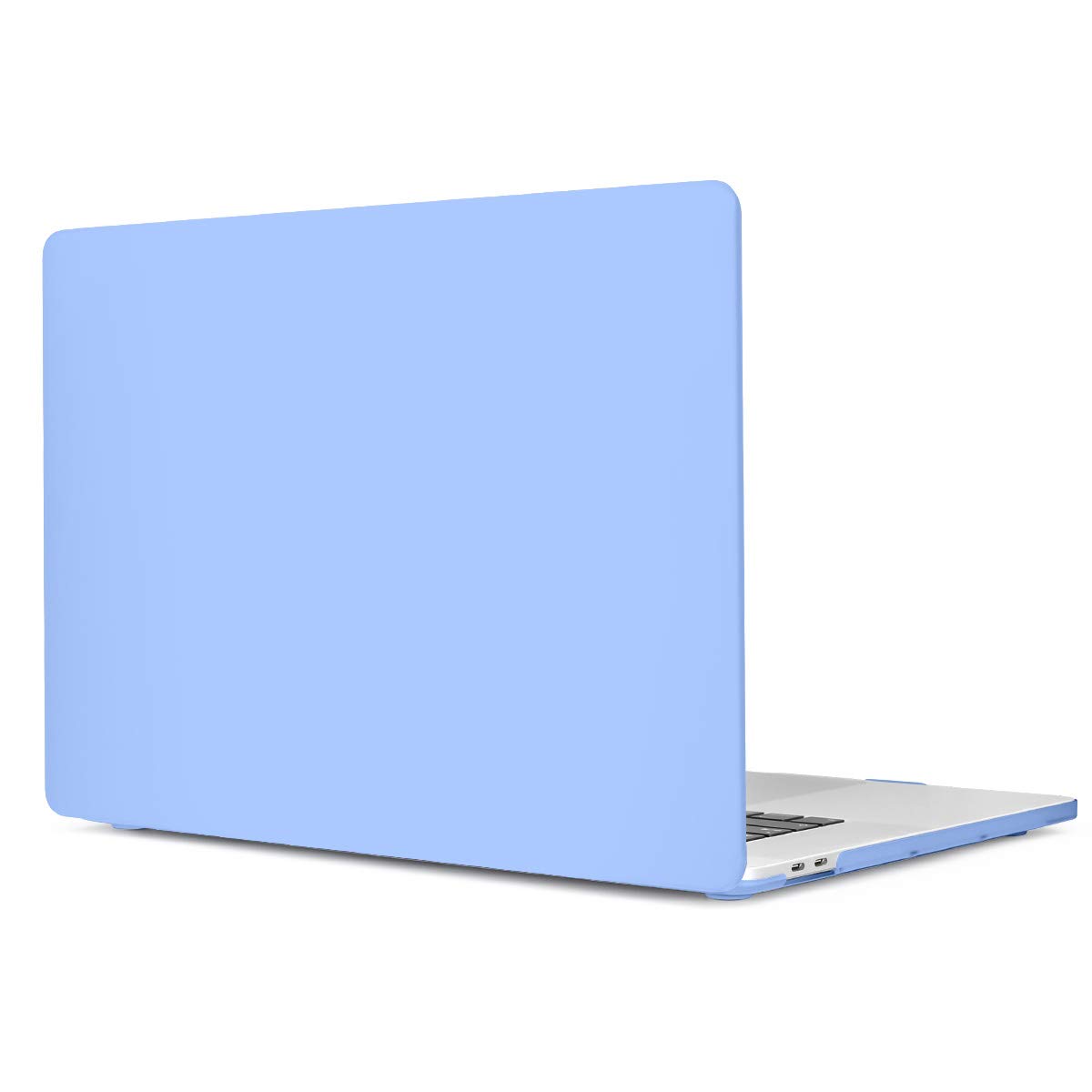 DONGKE Matte Plastic Hard Shell Case & Keyboard Cover Compatible with MacBook Pro 16 inch 2020 2019 Model A2141 - Fits Retina Display & Touch Bar with Touch ID - Serenity Blue - Perfect for Office, Travel & Home Use