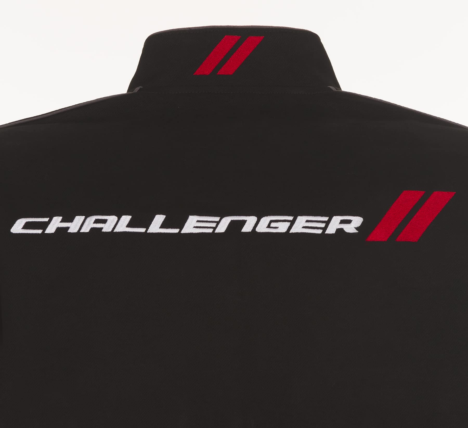 JH DESIGN GROUP Men's Dodge Challenger Embroidered Classic Twill Jacket - Stylish Motorcycle & Casual Outerwear for Car Enthusiasts