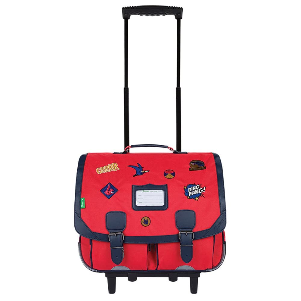 Tann's 41 cm Red Boys' Fantasy Trolley - Perfect for School, Travel & Kids' Daily Adventures