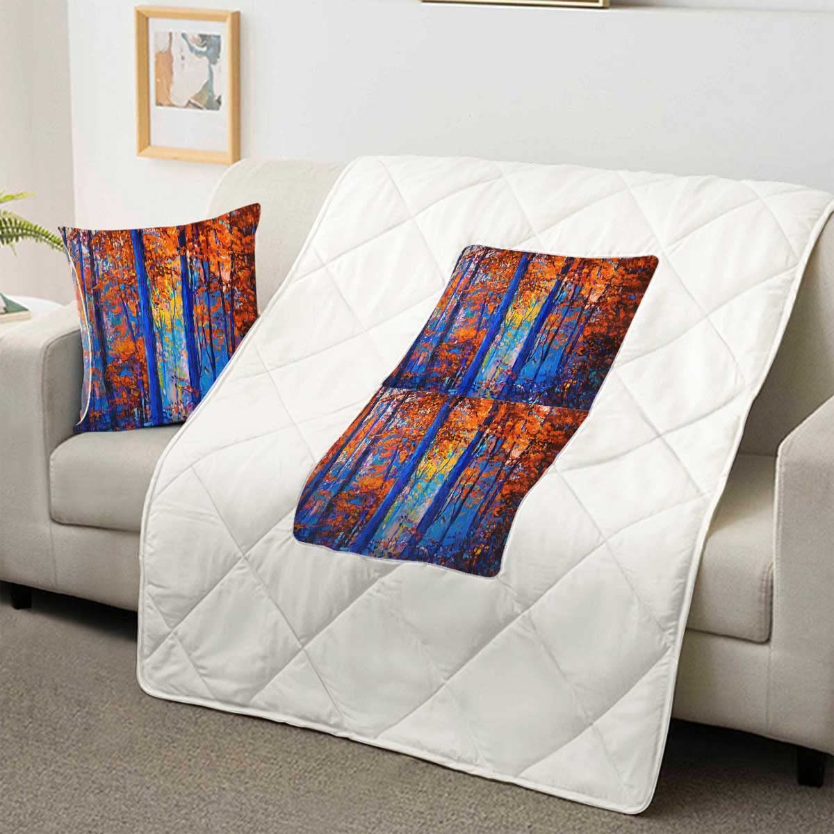 Compact Travel Blanket & Pillow Set - 18