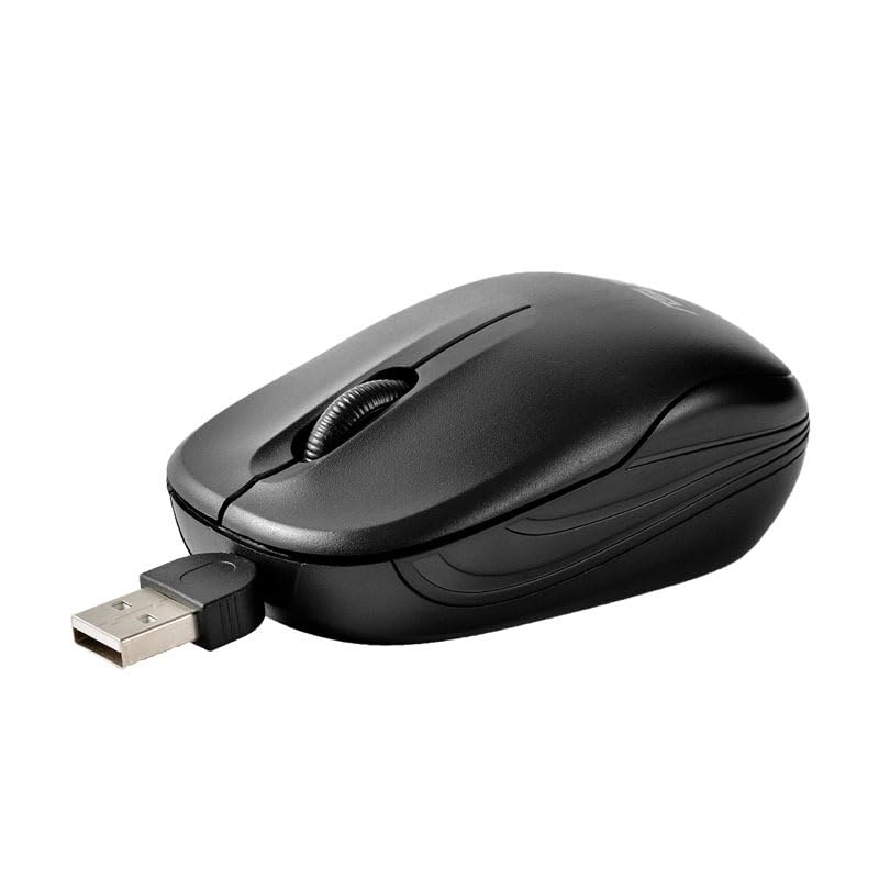 Wired USB Computer Mouse - Silent Ergonomic Gaming Mouse for Laptop & PC | Portable USB Optical Mouse for Office, Gaming, and Home Use