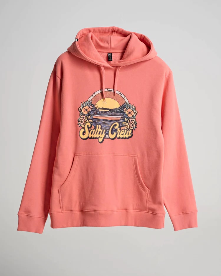 Salty Crew On Vacation Women's Hoodie - Soft & Comfortable Pullover for Casual Wear, Beach Outings & Travel