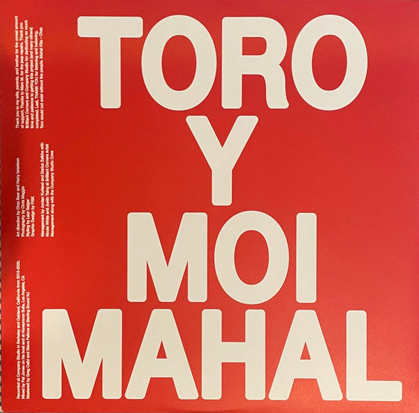 Toro Y Moi - Mahal Limited Edition Clear Vinyl LP Album (Near Mint NM Condition) - Perfect for Vinyl Collectors & Indie Music Lovers
