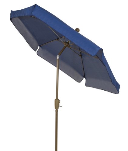 Navy with Champagne Bronze Pole