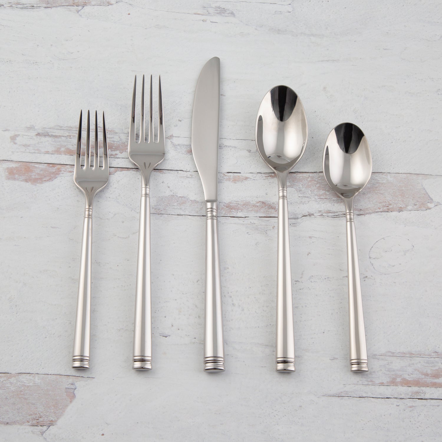 Emmy Mirror 20-Piece Stainless Steel Flatware Set - Elegant Silverware for Dining, Kitchen & Entertaining - Perfect for Dinner Parties, Weddings & Everyday Use