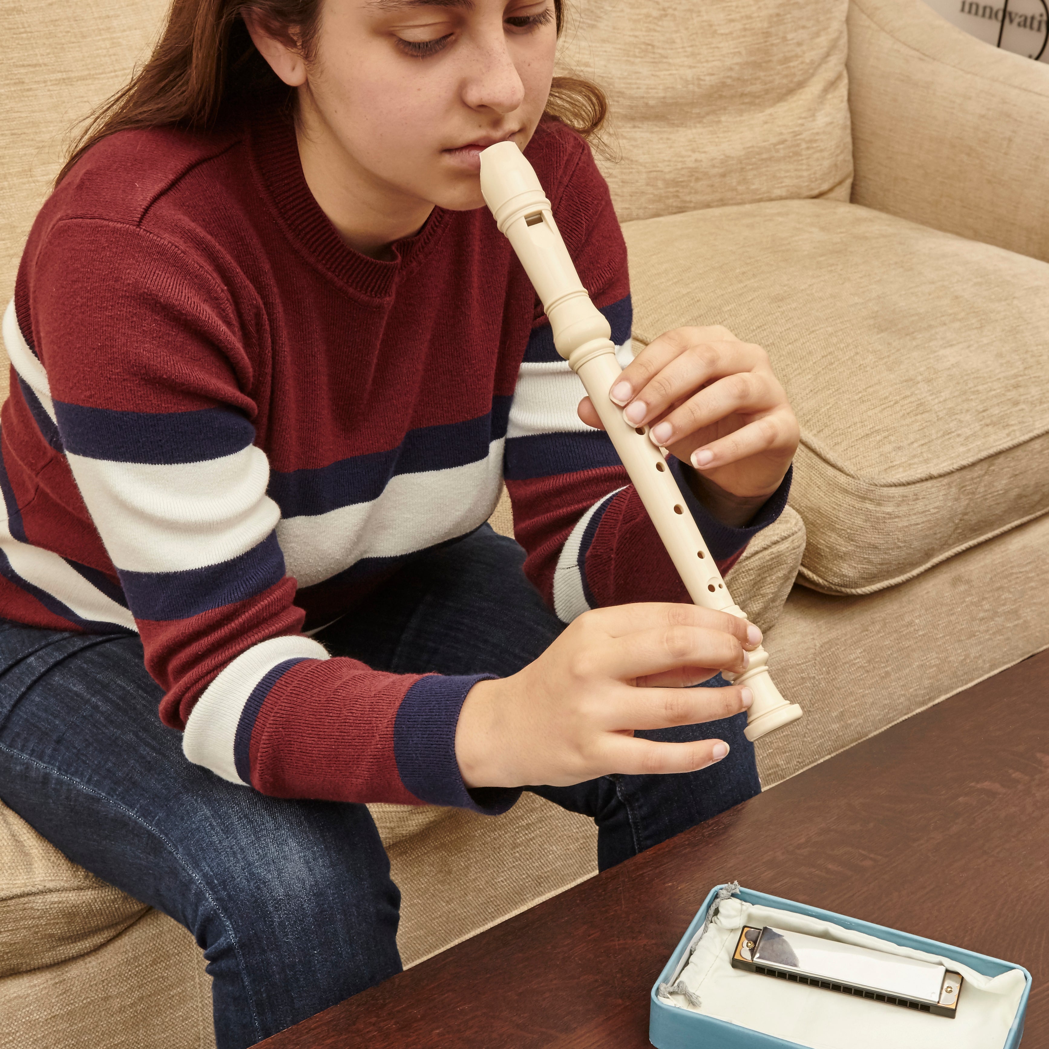 Beginner's Music Tin - Portable & Durable Tin Whistle for Kids & Adults - Perfect for Learning, Practice & Outdoor Adventures