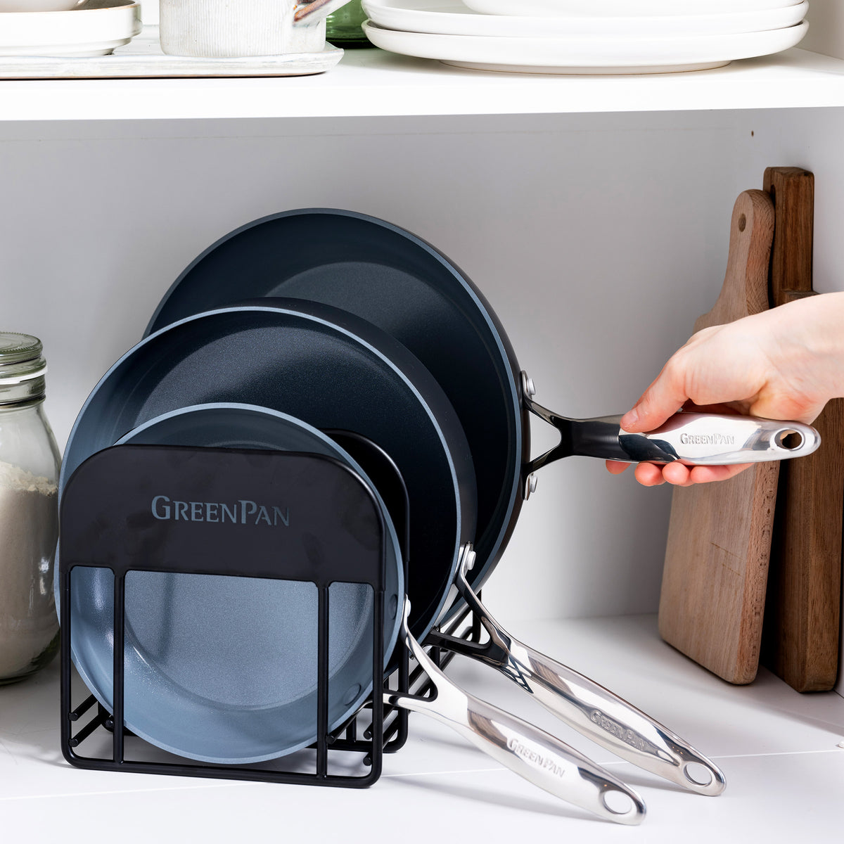 GreenPan Non-Toxic Ceramic Cookware Set - Healthy Nonstick Frying Pans & Pots for Induction Stovetops - Perfect for Home Cooking, Meal Prep & Healthy Eating