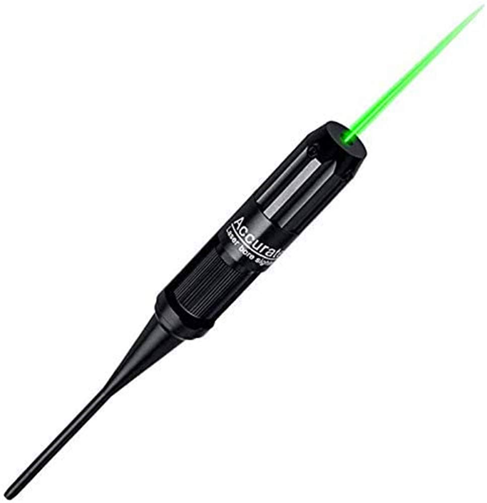 **Green Laser Bore Sight Kit for Hunting - Red & Green Boresighters for Rifle & Pistol Calibration | Perfect for Range Shooting & Hunting Scenarios**