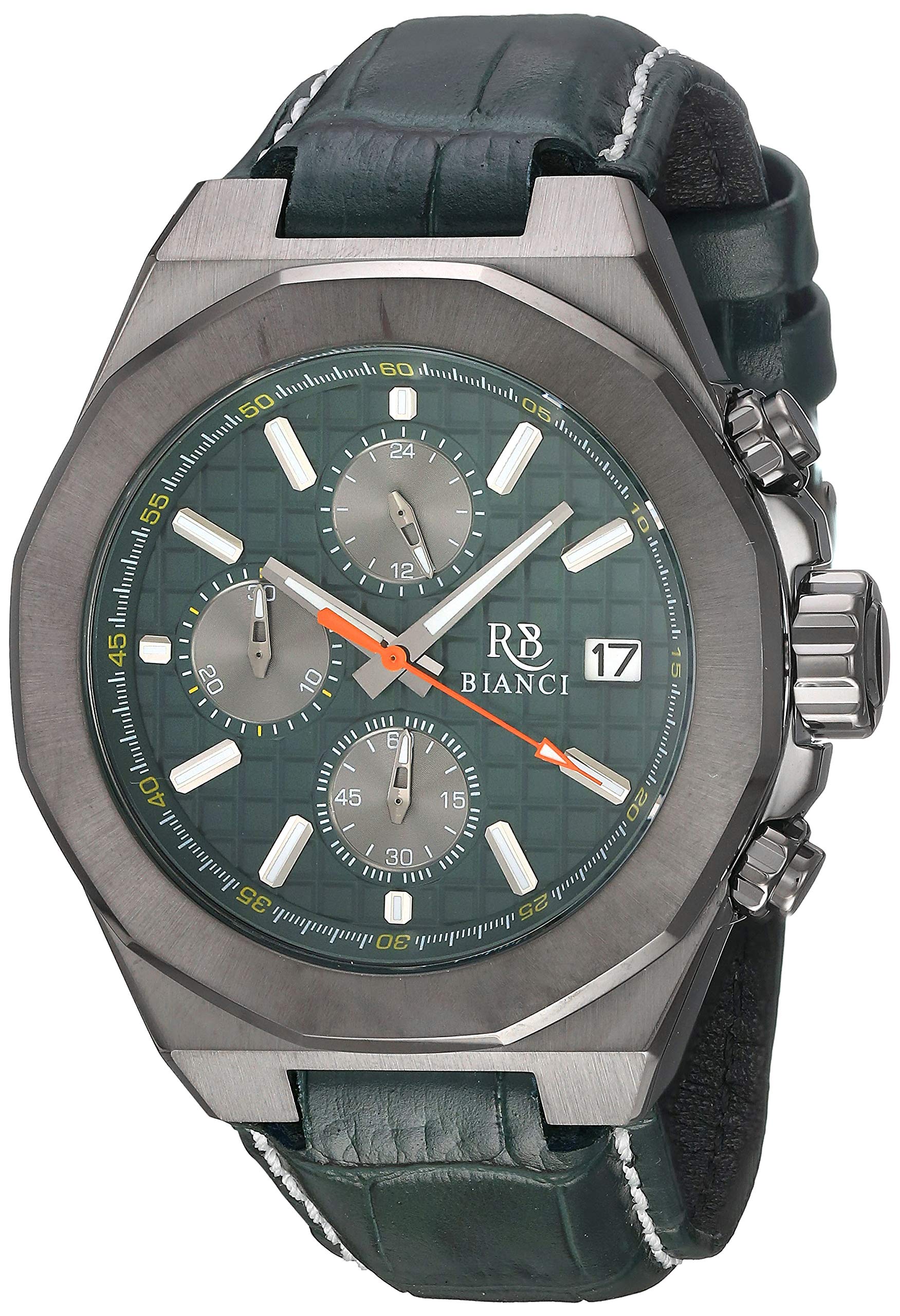 Roberto Bianchi RB0137 Fratelli Men's Green Analog Quartz Watch - Stylish Casual & Business Timepiece for Everyday Wear