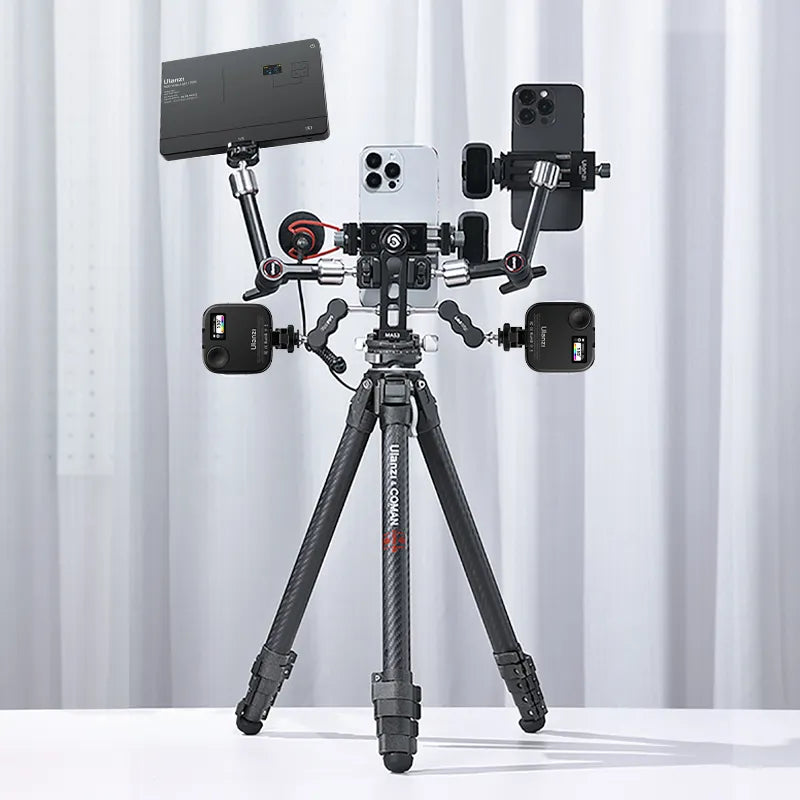 Ulanzi MA53 Arca Swiss Quick Release Phone Mount M028 - Compatible with iPhone, Samsung & Smartphones - Perfect for Vlogging, Photography & Travel Accessories