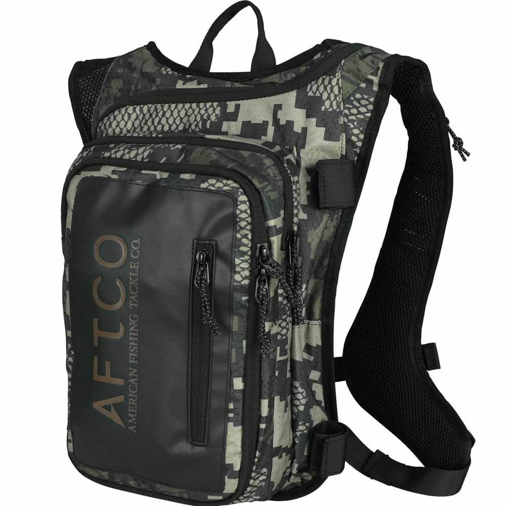 Aftco Urban Angler Fishing Backpack with 1.5L Hydration Pack - Waterproof Hiking & Outdoor Adventure Gear for Camping, Travel, and Fishing Trips