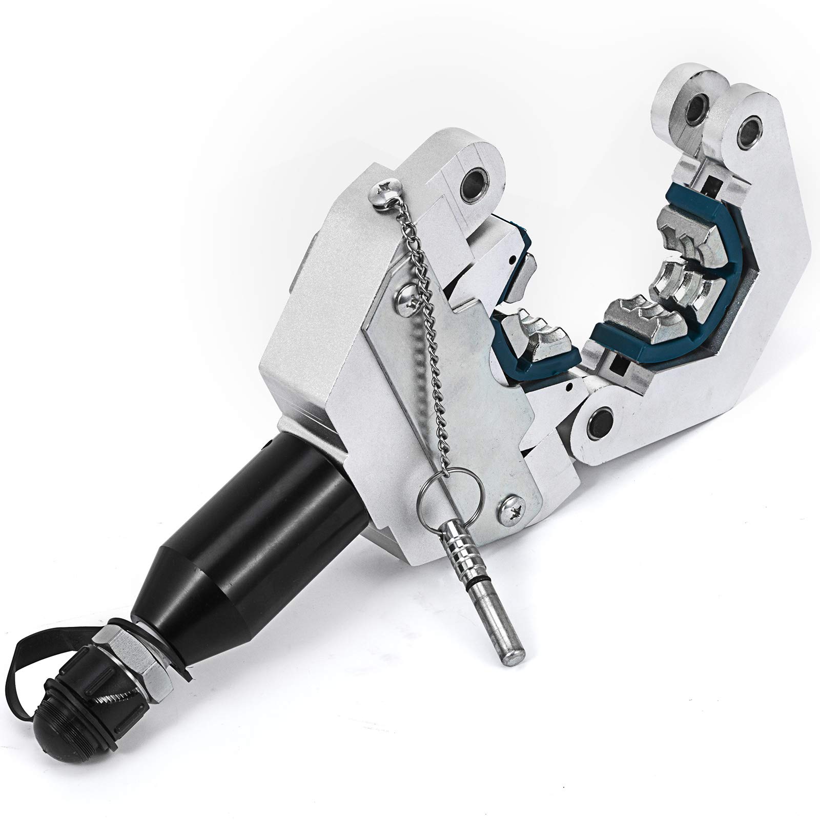 Mophorn FS-7842B Manual Hydraulic Hose Crimper Kit with 7 Dies - Handheld AC Hose Crimping Tool for Aluminum Pump and Air Conditioning Repair | Perfect for HVAC Technicians and Automotive AC System Maintenance