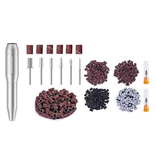 MelodySusie Professional Electric Nail Drill Kit - Portable Efile for Acrylic & Gel Nails, Manicure Pedicure Polishing Tools with 300 Sanding Bands | Perfect for Home Salon, DIY Nail Art & Professional Nail Technicians