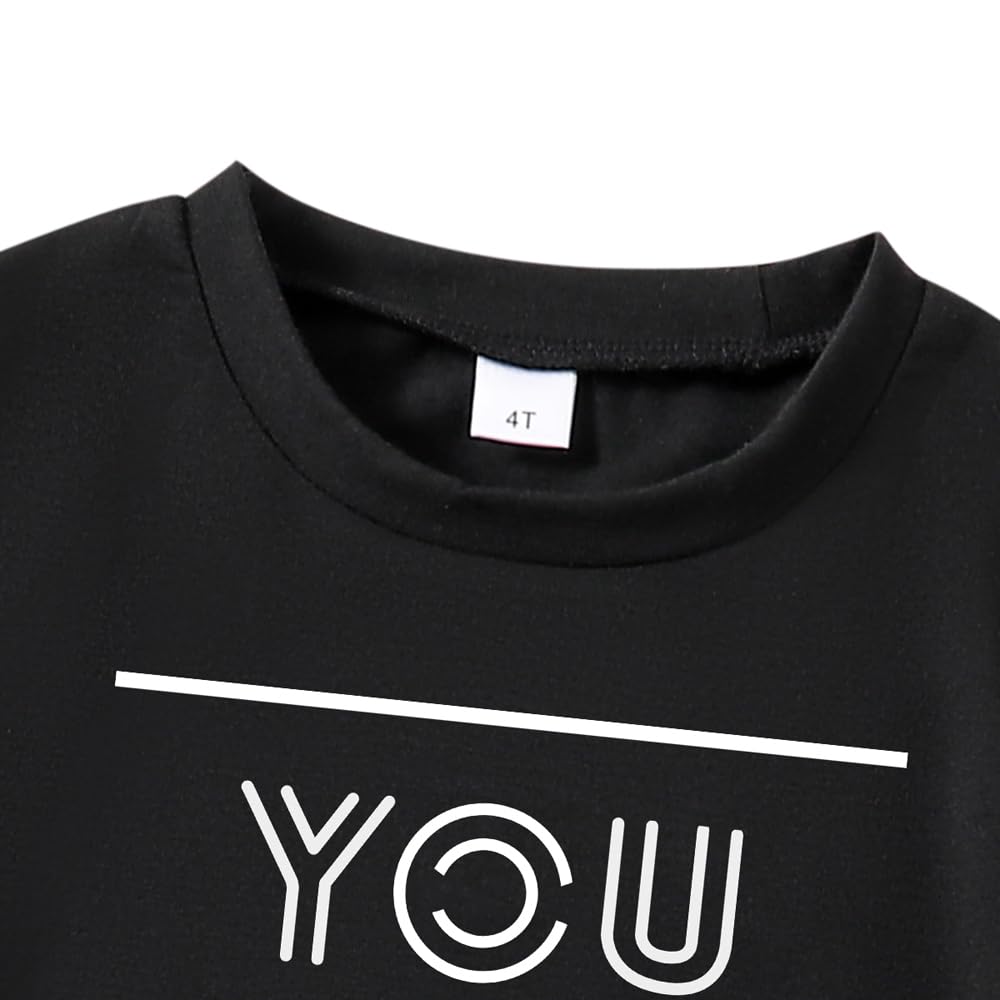 **Toddler Boys' Letter Print Short Sleeve T-Shirt & Cargo Shorts Set - Cool Summer Outfits for Kids - Perfect for Playtime, Beach & Outdoor Adventures**