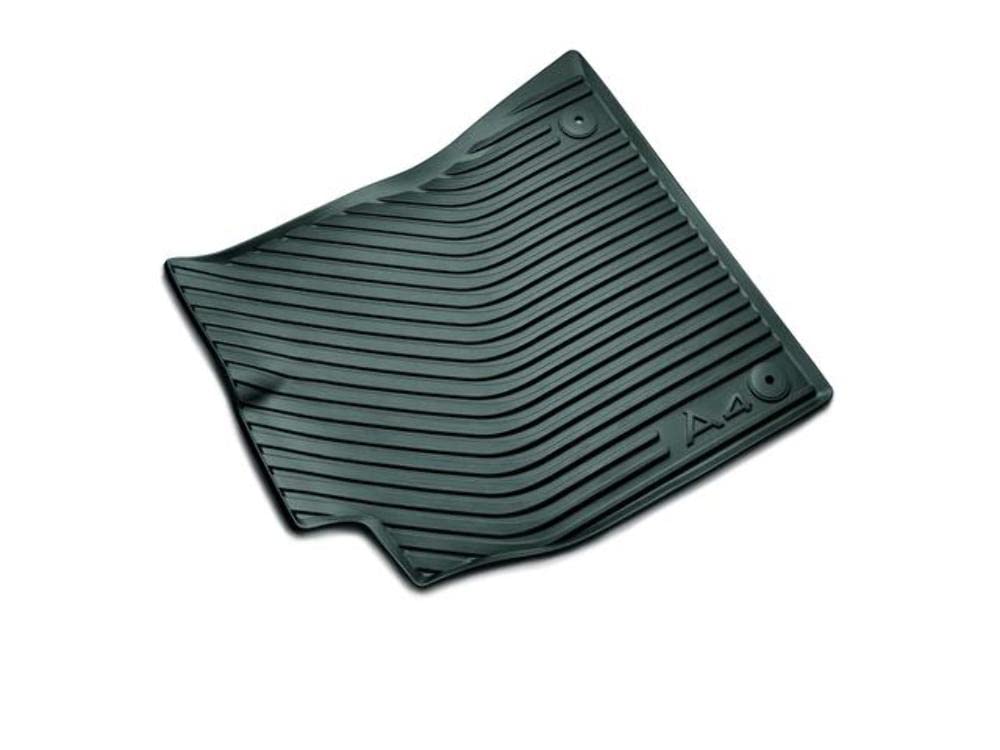 Audi Genuine All-Weather Rubber Rear Floor Mats - Set of 2 (Part# 8K0061511041) - Perfect for SUVs, Sedans & Winter Protection