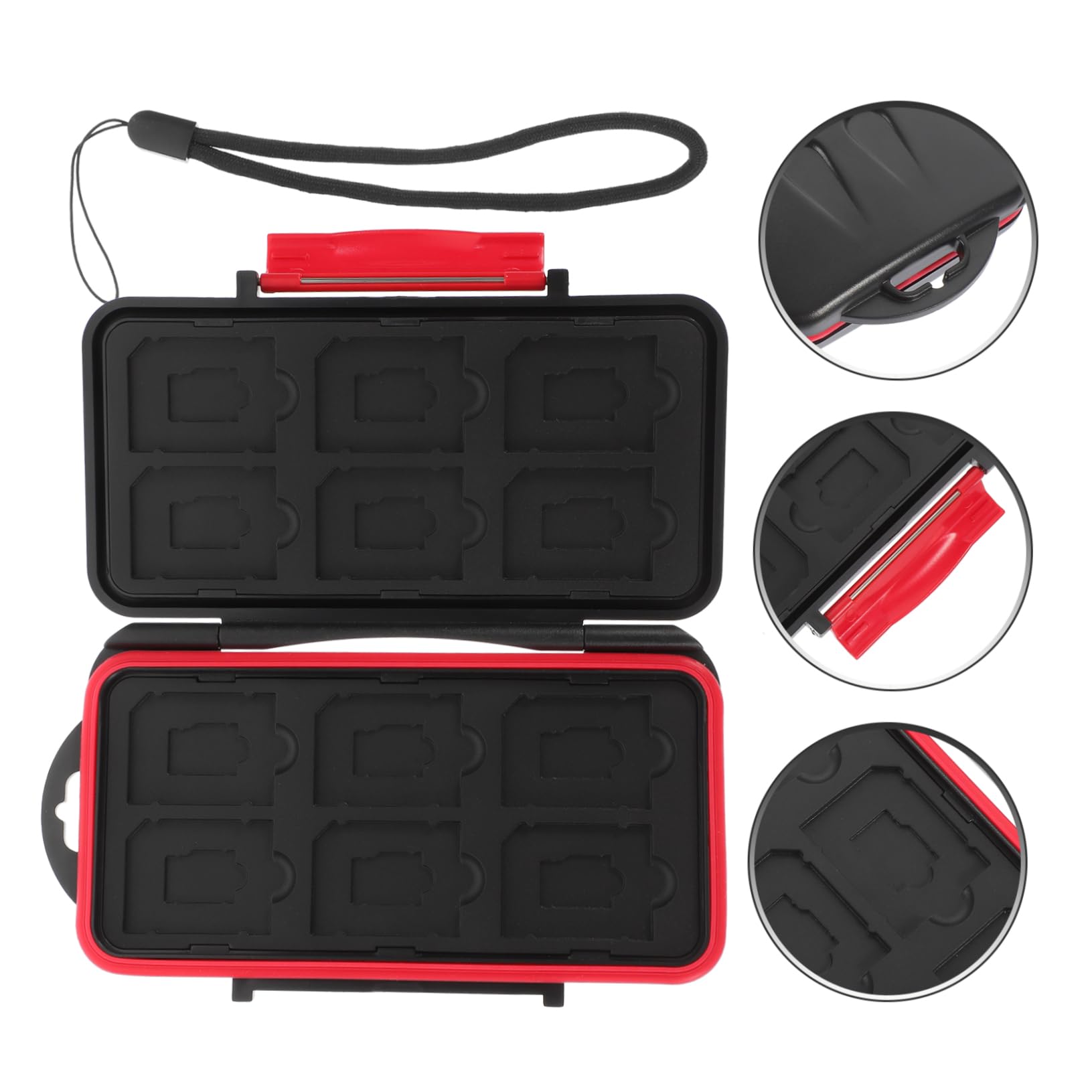 Waterproof Anti-Shock Memory Card Storage Case - Secure SD Card Holder for Camera, Laptop & Computer - Travel & Outdoor Photography Accessories