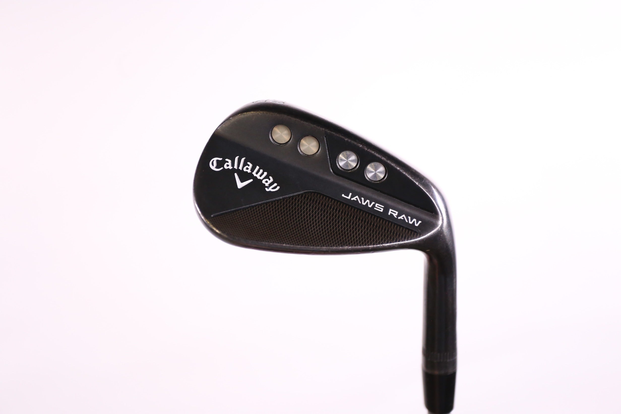 Used Callaway JAWS Raw Black Plasma Gap Wedge 50° Stiff Flex Right Handed - Perfect for Golfers Seeking Precision Shots Around the Green
