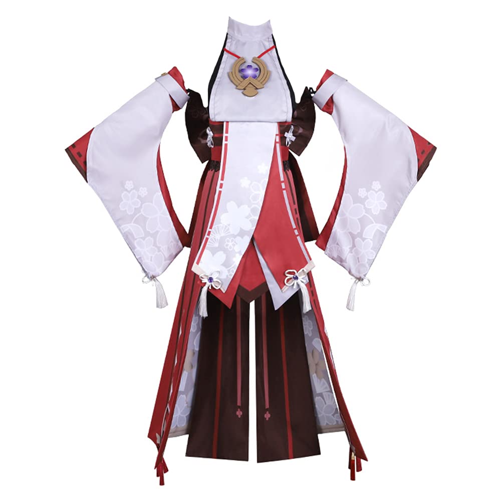 Genshin Impact Yae Miko Cosplay Costume - Official Kimono Outfit for Halloween, Anime Conventions & Themed Parties