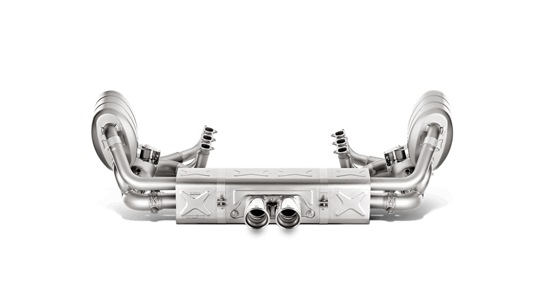 Akrapovič Evolution Titanium Exhaust Header Set for Porsche 911 GT3 (991) 2014-2017 - High Performance Racing Upgrade for Track & Street Use