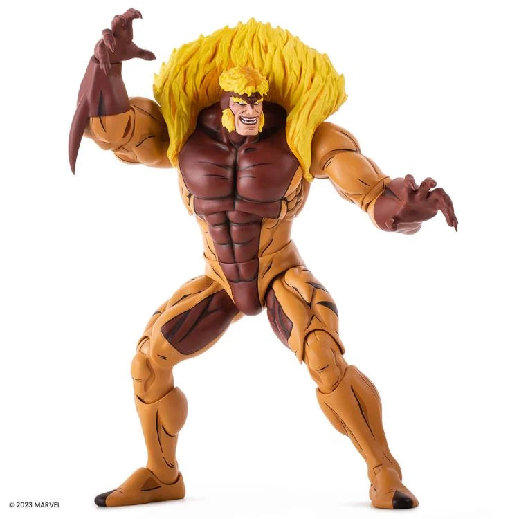 X-Men The Animated Series Sabretooth 1/6 Scale Collectible Action Figure - Perfect for Marvel Fans, Display & Comic Book Collections