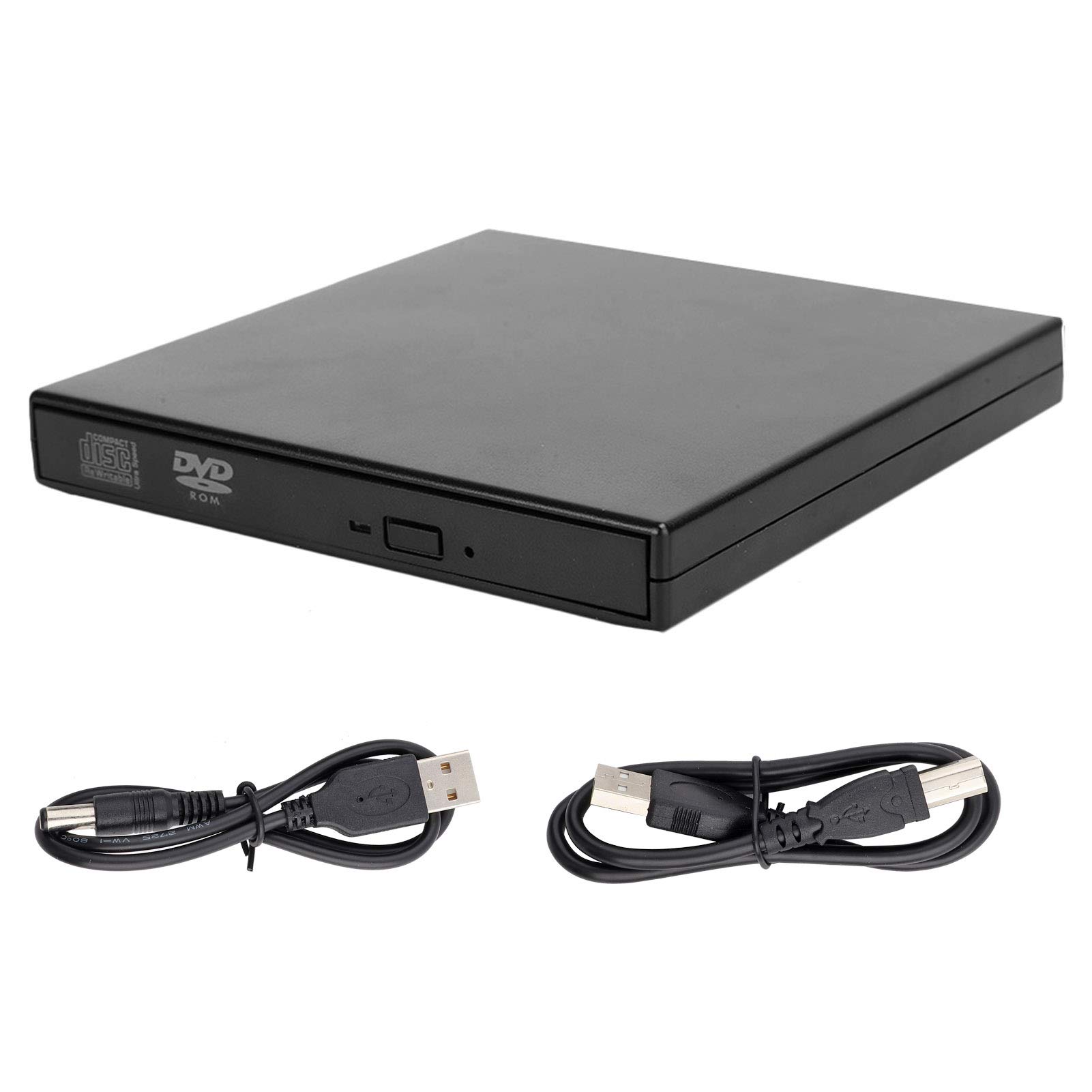 Juicemoo High-Speed USB 3.0 External DVD Drive, Portable Optical Disc Writer for Laptop, Desktop, PC, Mac | Ideal for Home Office, Travel, and Multimedia Use