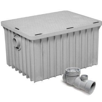 Endura 35 GPM 3 Grease Interceptor - Commercial Kitchen Grease Trap for Restaurants, Food Trucks & Cafeterias