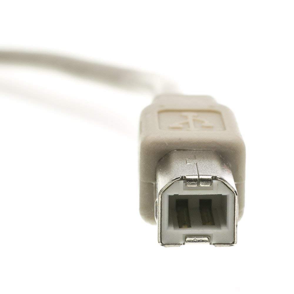 USB Printer Cable Compatible with HP OfficeJet J4580 - High-Speed USB 2.0 A to B Cord - Lifetime Warranty - Perfect for Home Office, Small Business & Remote Work Printing Needs