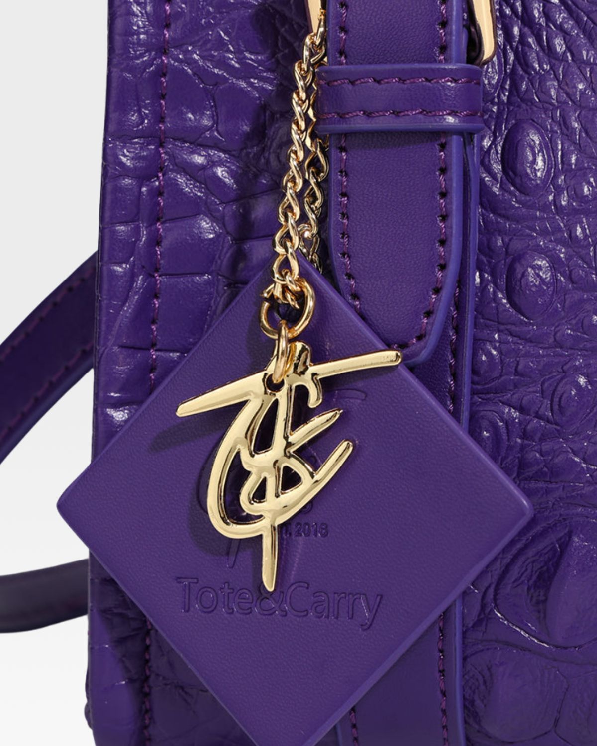 Apollo 2 Mini Tote Bag - Purple Crossbody Shoulder Bag for Women | Perfect for Shopping, Beach & Daily Use