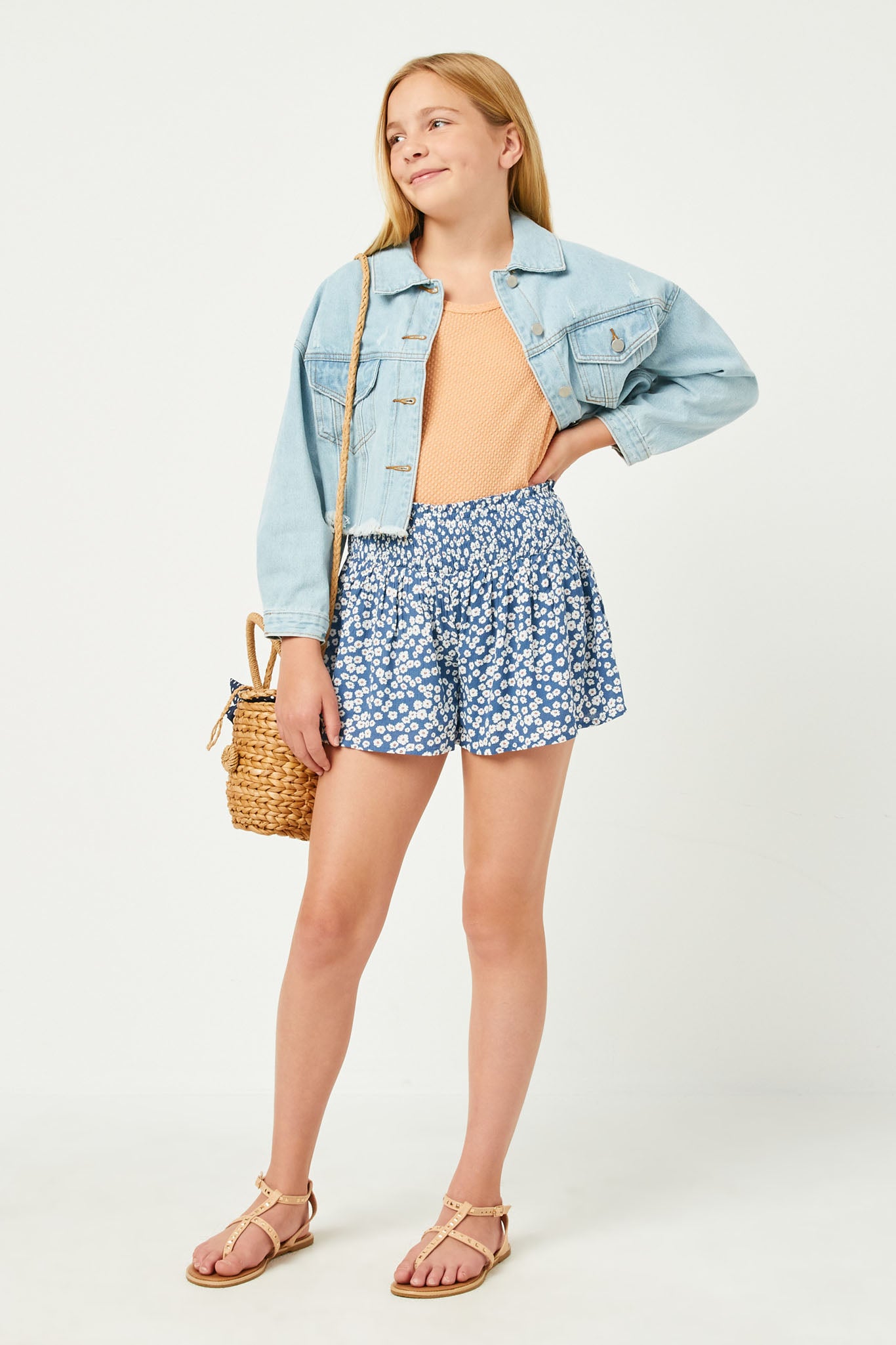 Floral Printed Smocked Waist Loose Shorts for Women - Casual Summer Shorts for Beach, Vacation and Everyday Wear