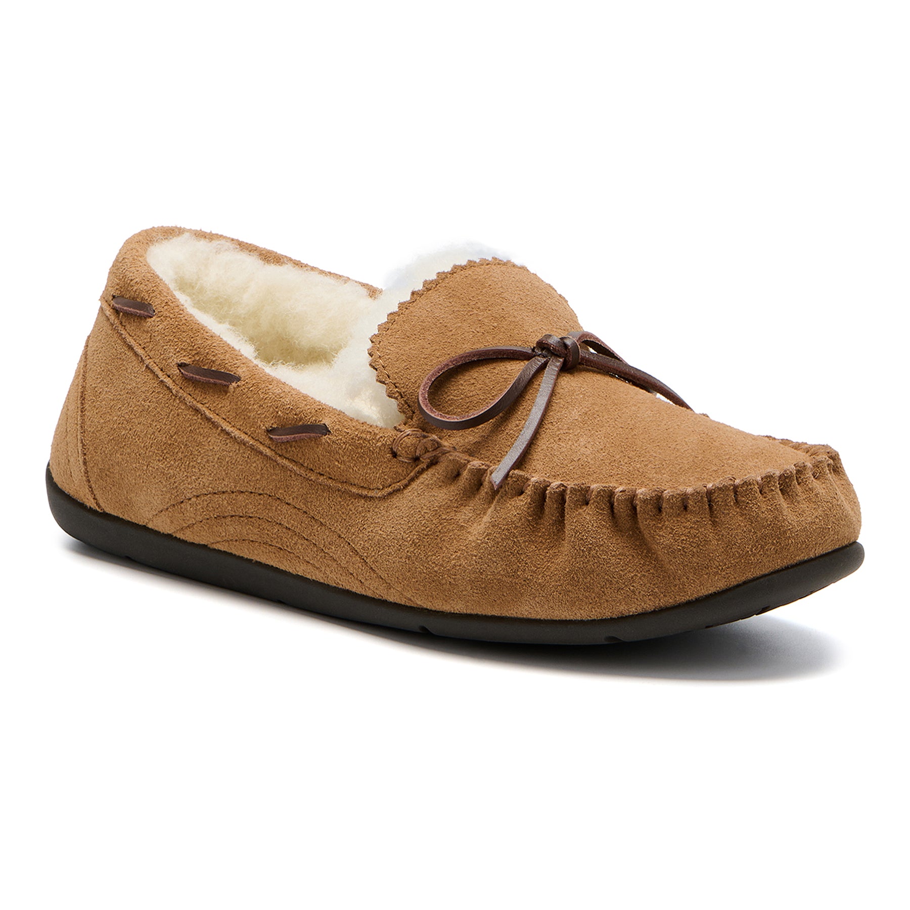 Abeo Amble Bow Tan Women's Comfortable Walking Shoes - Perfect for Casual Outings, Work, and Everyday Wear