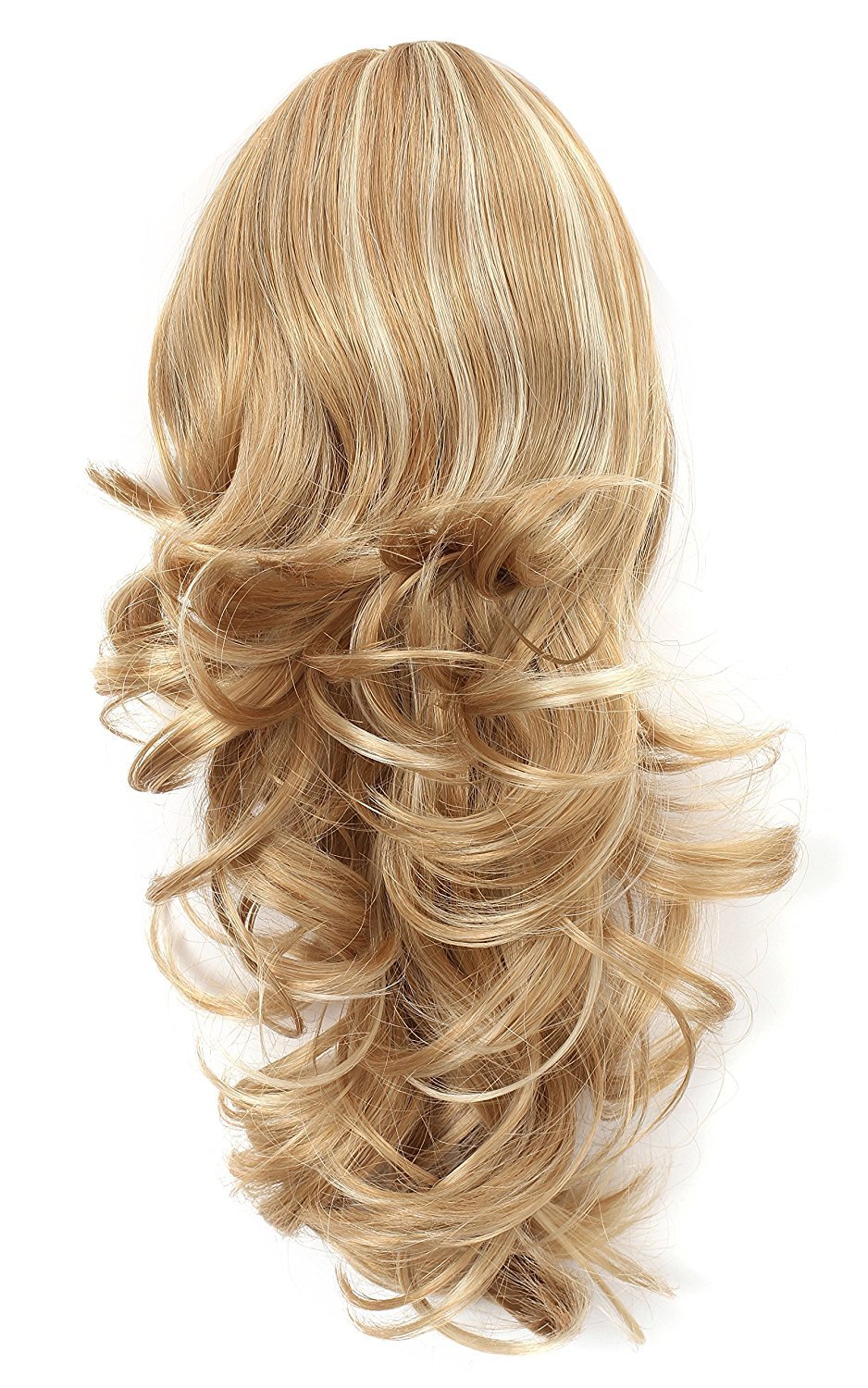 Onedor 15 Inch Synthetic Fiber Curly Ponytail Hair Extension with Clip-in Jaw Clips - Dual-Use Hairpiece for Women (24H613) | Perfect for Parties, Weddings & Daily Styling